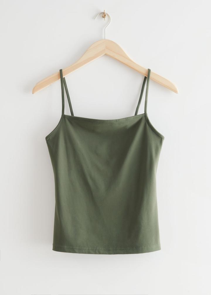 Other Stories Quick-dry Yoga Top - Green