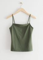 Other Stories Quick-dry Yoga Top - Green