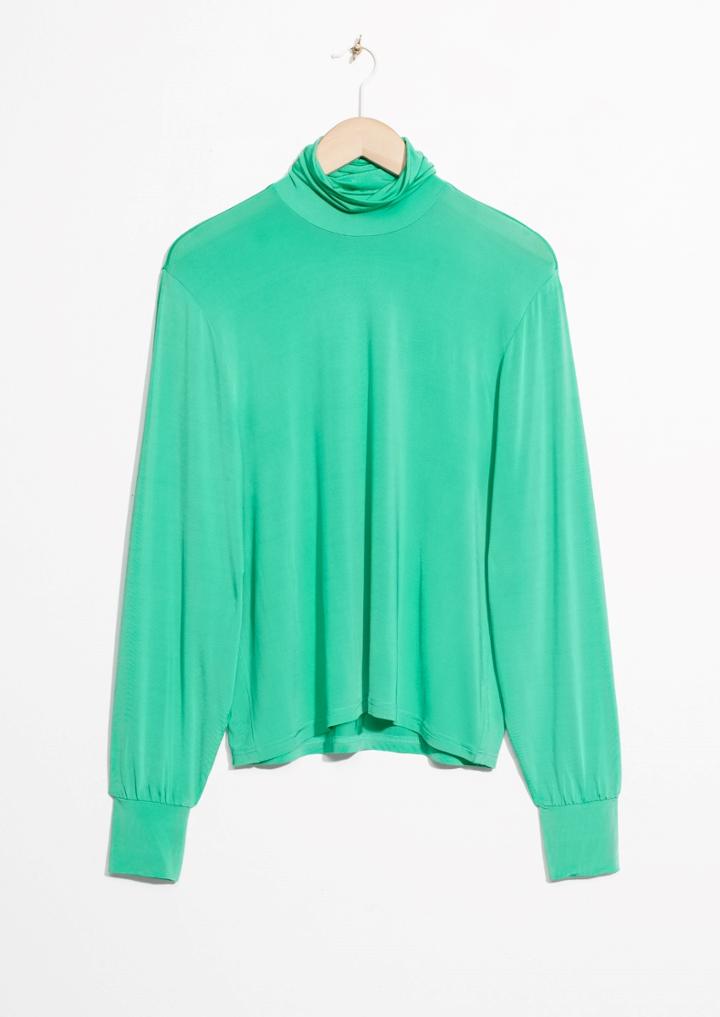 Other Stories Stretch Turtleneck Top