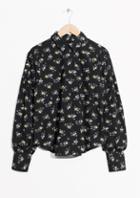 Other Stories Puff Sleeve Cotton Shirt