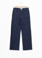 Other Stories Flare Denim Trousers - Blue