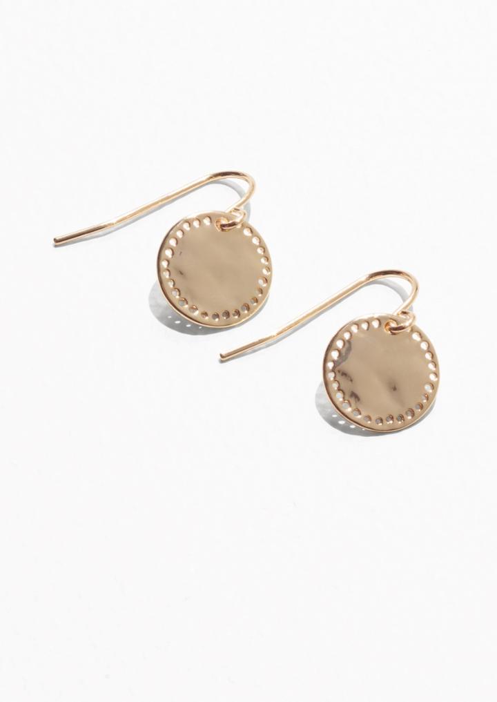 Other Stories Perforated Earrings