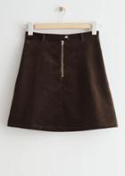 Other Stories Corduroy Mini Skirt - Brown
