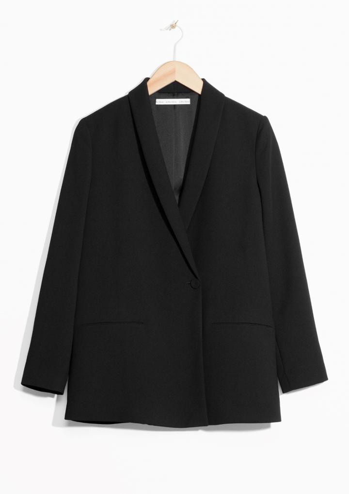 Other Stories Shawl Collar Blazer