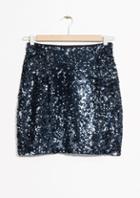 Other Stories Sequin Mini Skirt