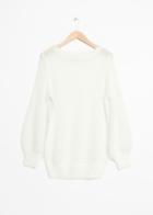 Other Stories Mohair Mix Sweater - White