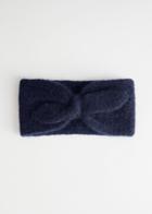 Other Stories Wool Blend Knit Headband - Blue