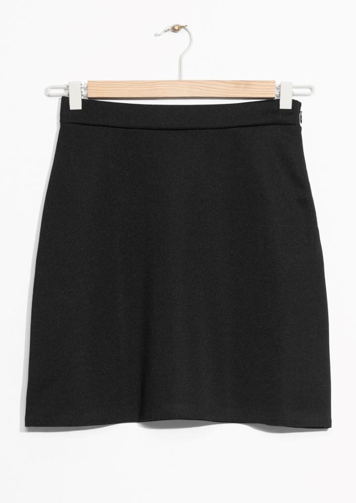 Other Stories High Waist Mini Skirt
