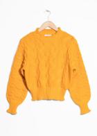Other Stories Chunky Knit Sweater - Yellow
