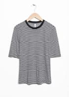 Other Stories Wool Blend Tee - White