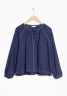 Other Stories Relaxed Cotton Blouse