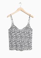 Other Stories Crop Tank Top - White