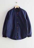 Other Stories Oversized Buttoned Jacket - Blue
