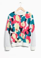Other Stories Oversized Floral Sweater