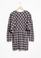 Other Stories Checkered Cotton Dress