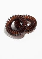 Other Stories Coil Hair Tie - Brown