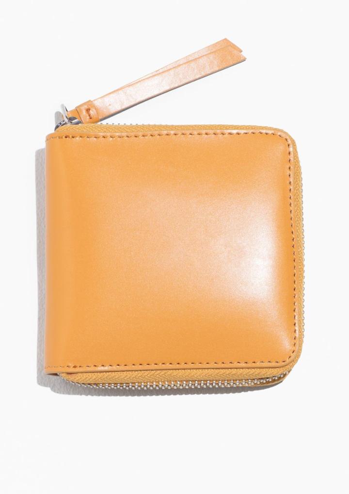 Other Stories Leather Zip Wallet