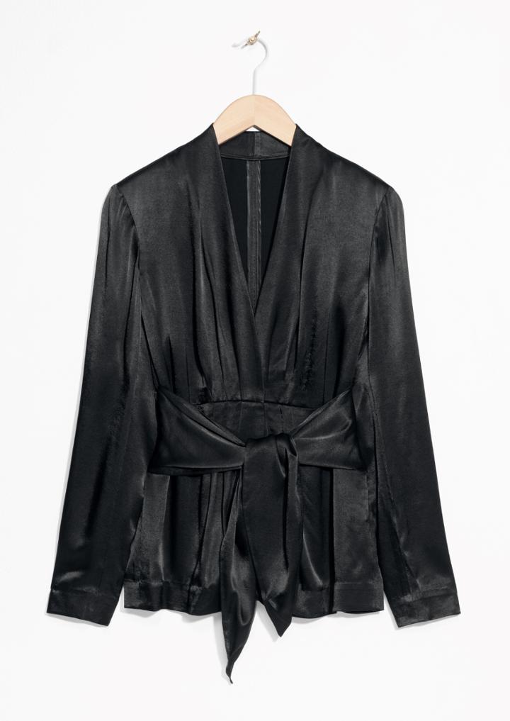 Other Stories Satin Blouse