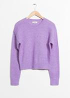 Other Stories Wool Blend Sweater - Purple