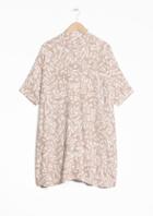 Other Stories Collage Letters Print Dress