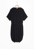 Other Stories Oversized Belted Dress