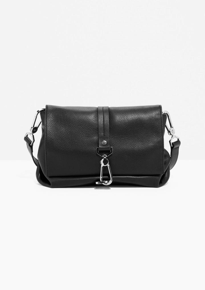 Other Stories Soft Leather Buckle Crossover