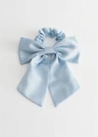 Other Stories Bow Hair Scrunchie - Blue