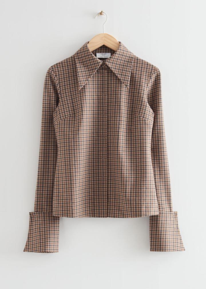 Other Stories Wool Knit Shirt - Yellow