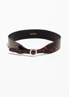 Other Stories Tortoise Leather Belt - Brown