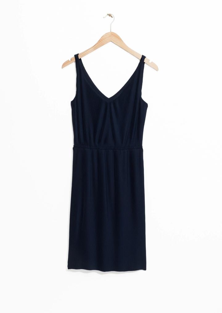 Other Stories Sleeveless Pleat Dress