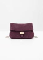 Other Stories Nubuck Fold-over Bag