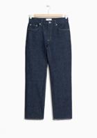 Other Stories Relaxed-fit Raw Edge Jeans