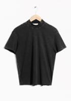 Other Stories Mock Neck Tee
