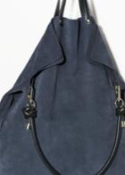 Other Stories Suede Tote Bag - Blue