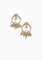 Other Stories Charm Hoop Earrings - Gold