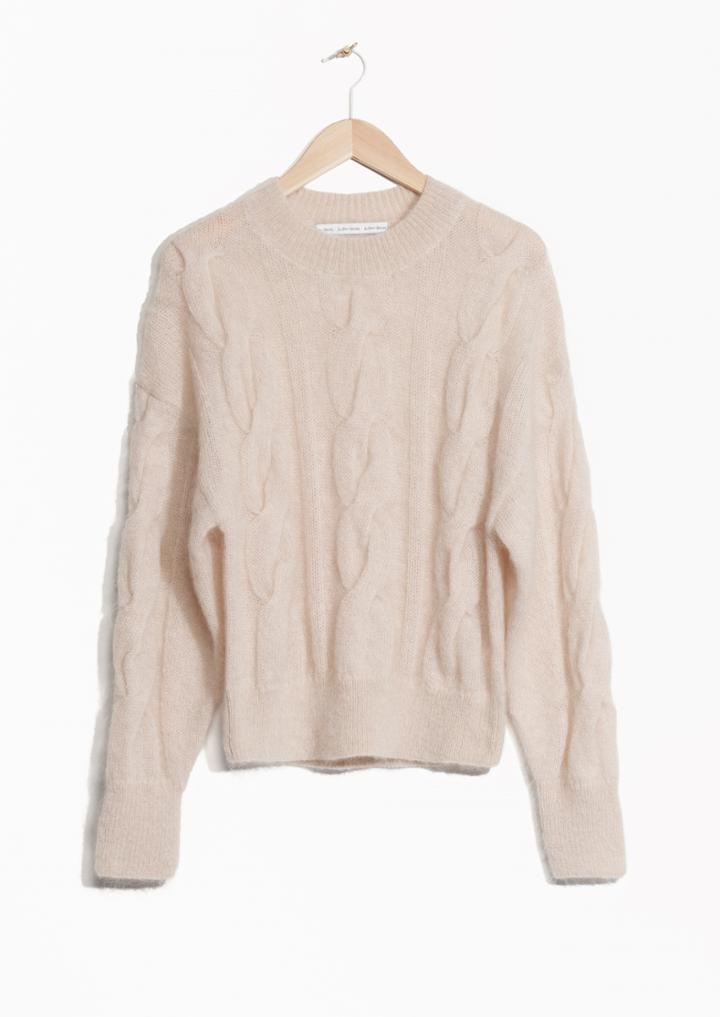 Other Stories Braids Merino Wool Knit