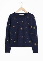 Other Stories Night Sky Jacquard Sweater