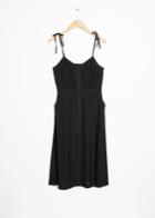 Other Stories Printed Sundress - Black