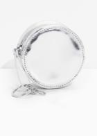 Other Stories Silver Leather Purse - Silver