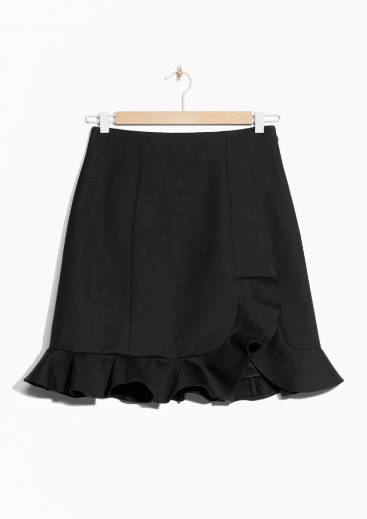 Other Stories Sculpted Frills Skirt