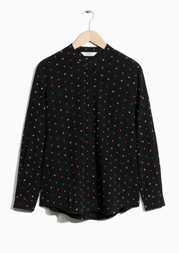 Other Stories Linen Blend Blouse