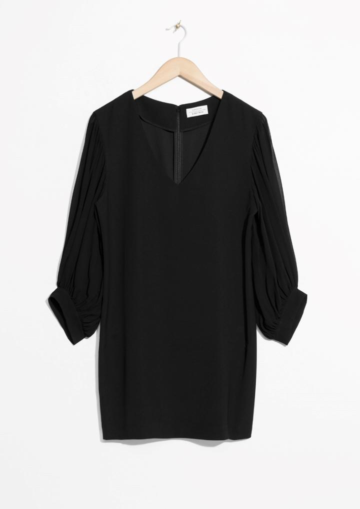 Other Stories Bishop Sleeve Mini Dress