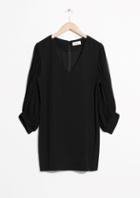 Other Stories Bishop Sleeve Mini Dress