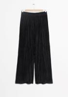Other Stories High Waisted Pleated Trousers