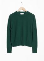 Other Stories Cashmere Knit Sweater - Green