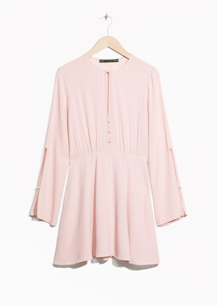 Other Stories Slits Sleeved Dress