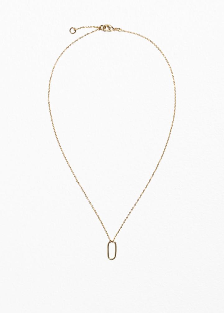Other Stories Chain Necklace - Gold