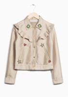 Other Stories Patched Frill Jacket