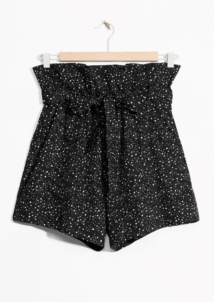 Other Stories Belted Shorts