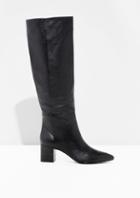 Other Stories Tubler Shaft Leather Boots